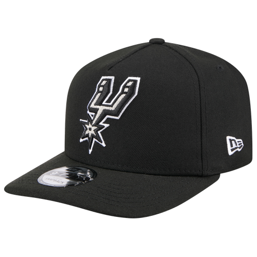 

New Era Mens San Antonio Spurs New Era Spurs 950 A Frame OTC Cap - Mens Black/White Size One Size