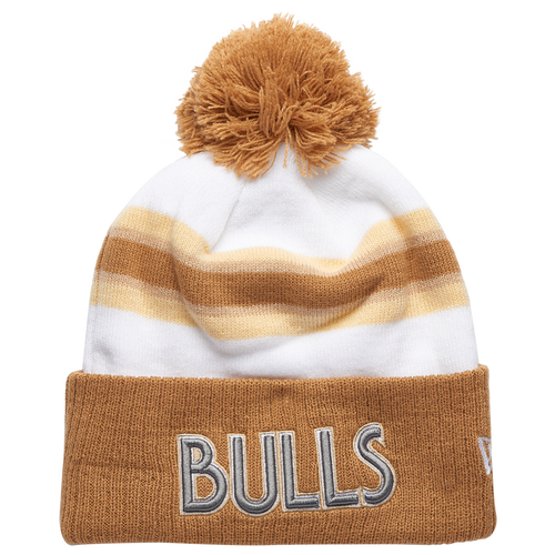 New Era Mens Chicago Bulls  Bulls 2024 City Edition Knit Cap In Tan/multi