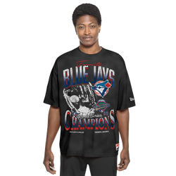 Men's - New Era Blue Jays World Series Champs T-Shirt  - Black/Multi