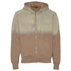 Men's - LCKR Distressed Full-Zip Hoodie - Washed Greige