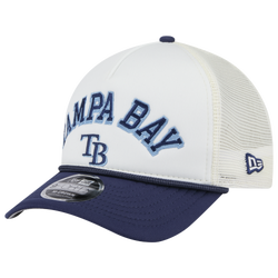 Men's - New Era Rays 9FORTY MC AF Chrome Cap - White/Navy