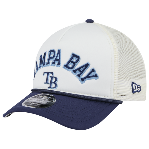 MENS - New Era Rays 9FORTY MC AF Chrome Cap - White/Navy