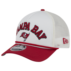 Men's - New Era Buccaneers 9FORTY MC AF Chrome Cap - White/Red