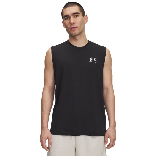 Under Armour Icon Sleeveless Tank - Under Armour Black/White