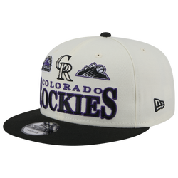 Men's - New Era Rockies 9FIFTY Archive Cap - White/Black