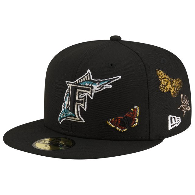 New Era Marlins 59Fifty Felt Cooperstown Fitted