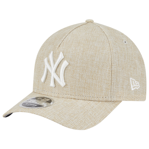 New Era New York Yankees  Yankees 940af Cotton Weave Cap In Tan
