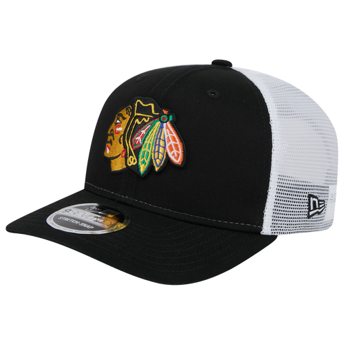 

New Era Chicago Blackhawks New Era Blackhawks 970 Primary Trucker Cap - Adult Blue Size One Size