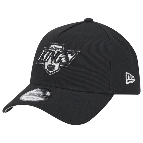 

New Era Los Angeles Kings New Era Kings 9Forty A-Frame Primary Cap - Adult Black Size One Size