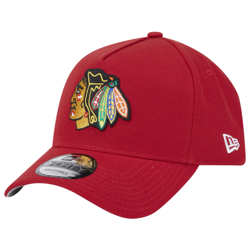 

New Era Chicago Blackhawks New Era Blackhawks 9Forty A-Frame Primary Cap - Adult Red Size One Size