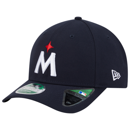 New Era Men's Navy Minnesota Twins Player Replica 9Forty Adjustable Hat - Navy
