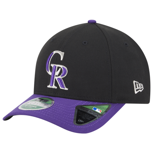 MENS - New Era Rockies 9Forty Player Rep Cap - Black/Purple