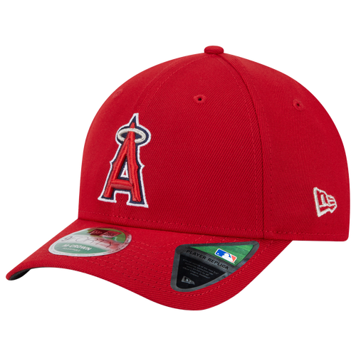 New Era Mens Los Angeles Angels  Angels Player Replica 9forty Cap In Red/red