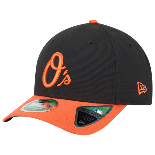 New Era Mens Baltimore Orioles  Orioles Player Replica 9forty Cap In Black/orange