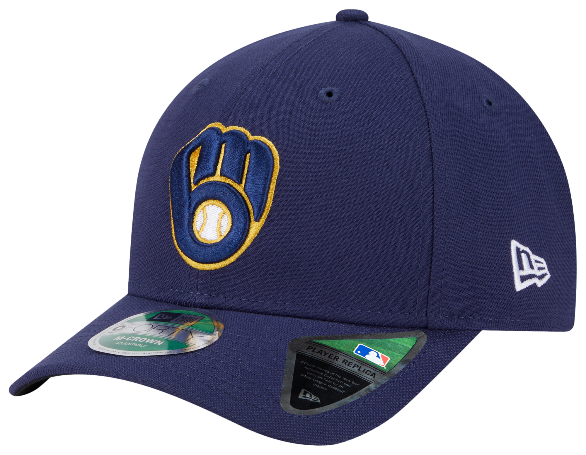New Era Brewers Player Replica 9FORTY Cap - Men's