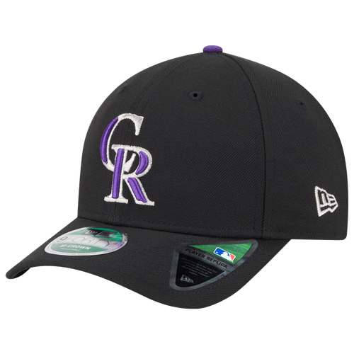 New Era Mens Colorado Rockies  Rockies Player Replica 9forty Cap In Black/purple