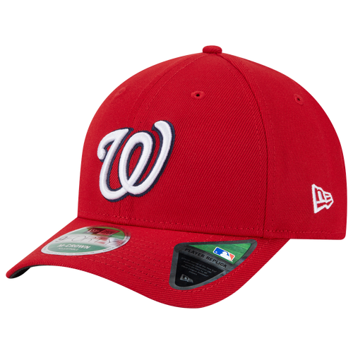 New Era Mens Washington Nationals Nationals Player Replica 9FORTY Cap - - Red / White