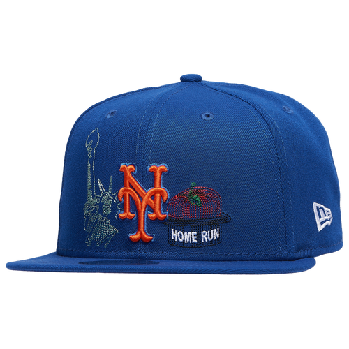 New Era New York Mets  Mets 950 State Stitch Cap In Blue