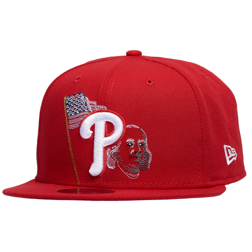 New Era Philadelphia Phillies  Phillies 950 State Stitch Cap In Red