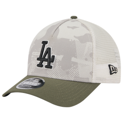 Men's - New Era Dodgers 940 A Frame Armed Forces 25 Cap - Camo/Stone
