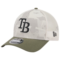 Men's - New Era Rays 940 A Frame Armed Forces 25 Cap - Stone/Camo
