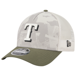 Men's - New Era Rangers 940 A Frame Armed Forces 25 Cap - Camo/Stone
