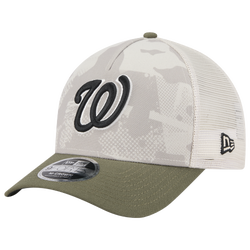 Men's - New Era Nationals 940 A Frame Armed Forces 25 Cap - Camo/Stone