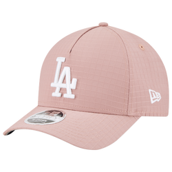 Men's - New Era Dodgers 940 A Frame Ripstop Cap - Pink/Pink