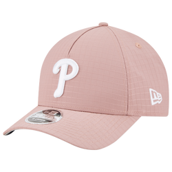 Men's - New Era Phillies 940 A Frame Ripstop Cap - Pink/Pink