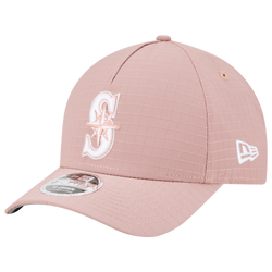 Men's - New Era Mariners 940 A Frame Ripstop Cap - Pink/Pink