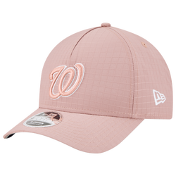 Men's - New Era Nationals 940 A Frame Ripstop Cap - Pink/Pink