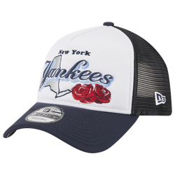 Men's - New Era Yankees State Flower Cap - White/Navy