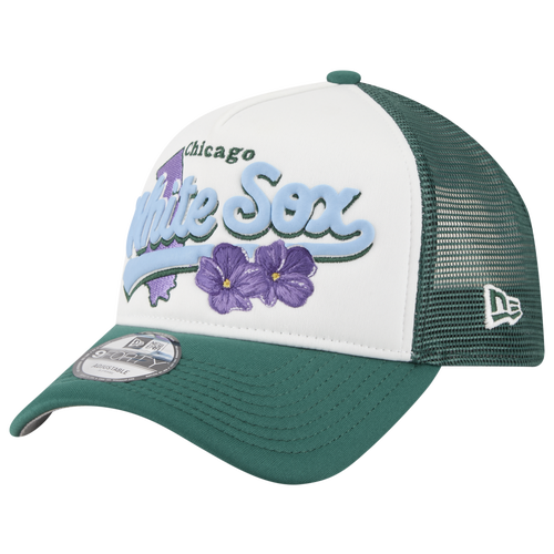 MENS - New Era White Sox State Flower Cap - White/Green