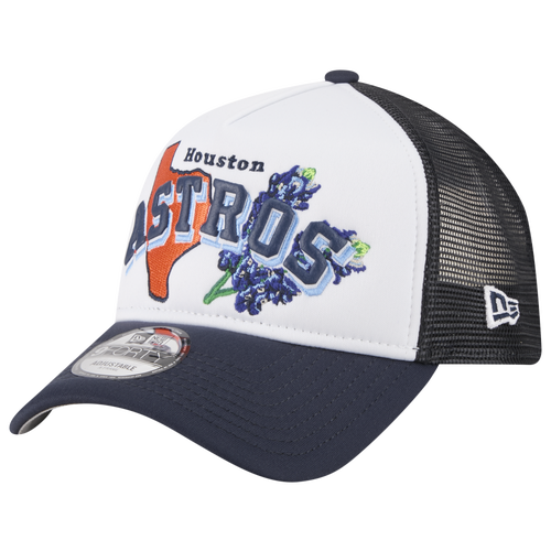 MENS - New Era Astros State Flower Cap - Navy/White