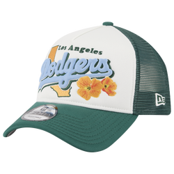Men's - New Era Dodgers State Flower Cap - White/Green