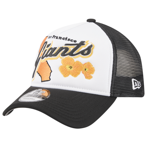 MENS - New Era Giants State Flower Cap - Black/White