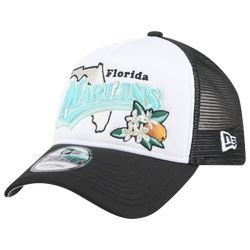 Men's - New Era Marlins State Flower Cap - Teal/White