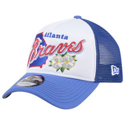 Men's - New Era Braves State Flower Cap - White/Navy