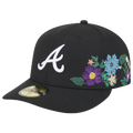 New Era Braves Tonal Florals Cap - New Era Black