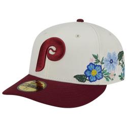 Men's - New Era Phillies Tonal Florals Cap - White/Red