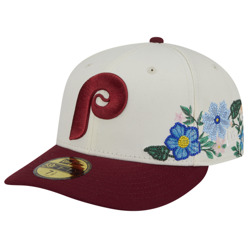  - New Era Phillies Tonal Florals Cap - White/Red