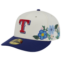 New Era Rangers Tonal Florals Cap - New Era Navy/White