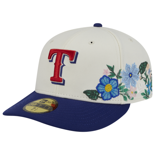 MENS - New Era Rangers Tonal Florals Cap - Navy/White