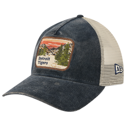 Men's - New Era Tigers Vintage Landscape Cap - Navy/White