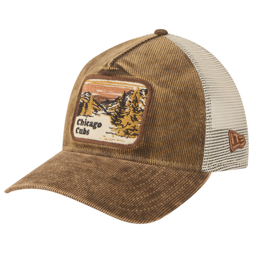 MENS - New Era Cubs Vintage Landscape Cap - Brown/White