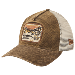 Men's - New Era Astros Vintage Landscape Cap - White/Brown