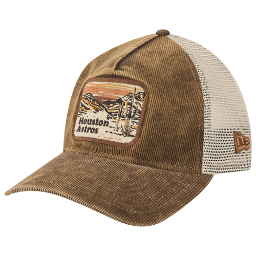 MENS - New Era Astros Vintage Landscape Cap - White/Brown