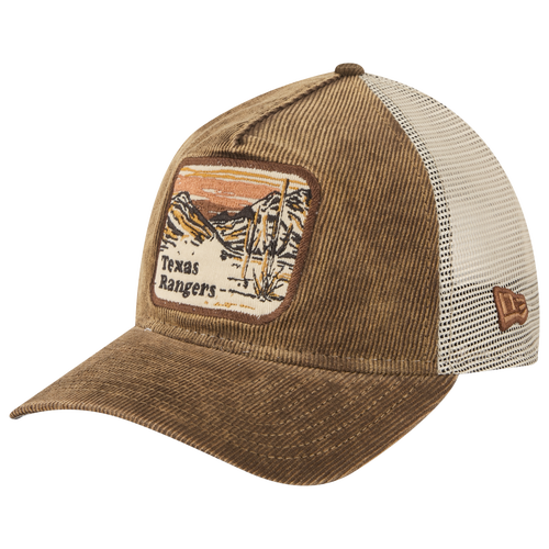  - New Era Rangers Vintage Landscape Cap - White/Brown