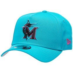 Men's - New Era Marlins 970 A Frame City Connect 25 Alt Cap - Black