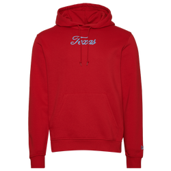 Men's - New Era Texas Rangers Custom Pullover Hoodie - Blue/Multi